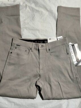 Projek Raw Bungeeflex Men's Pants 30x32 Classic Fit Chino Mushroom 147100